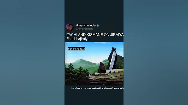 ITACHI VS KISAME #itachi #kisame #jiraiya