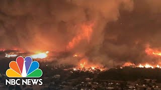 Deadly Fire Tornado Caught On Camera | NBC News