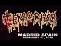 Capture de la vidéo Terrorizer - Madness In Madrid 021718