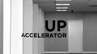 Speed Art | UP Accelerator [Anamorphic Typography Wall Mural Project]
