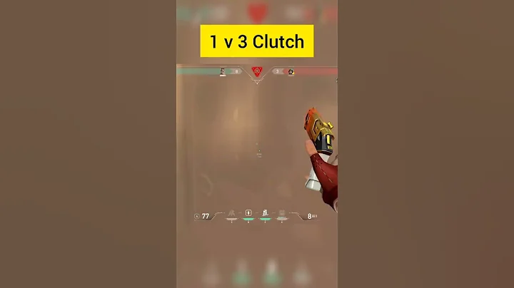 Chamber 1 v 3 clutch | VALORANT #shorts #valorant #valorantclips #valorantindonesia #gaming