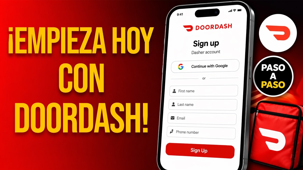 Cómo crear una cuenta de DoorDash paso a paso