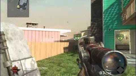BLACK OPS 360 DOUBLE TAP Y QUICKSCOPE A CROSS MAP!