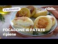 FOCACCINE DI PATATE IN PADELLA - Una ricetta deliziosa dal filante ripieno di gorgonzola!