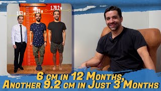 Remarkable Height Increase: 6 cm in 12 Months, Another 9.2 cm in Just 3 Months, Totaling 15 cm!