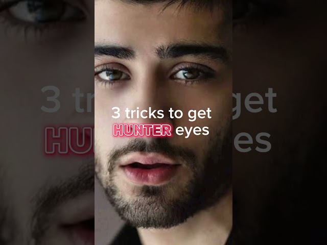 3 tricks to get Hunter Eyes #shorts #eyes #viral #trending class=