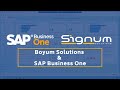 Boyum solutions  sap business one