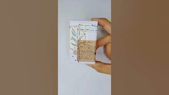 ASMR mini gift wrapping #asmr #journaling #shorts #giftwrapping #miniaturecrafts