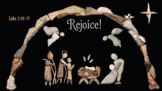 Little Baby Jesus, song and rock art by Patti Rokus to go with nativity book, A Savior is Born