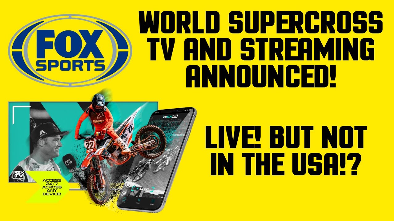 You Cant Watch Round One of World Supercross Live in the USA!?