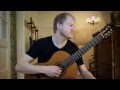 Romance  rene bartoli acoustic classical fingerstyle guitar cover by jonas lefvert