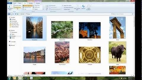 Windows 8 Ribbon Explorer UI Demo Video