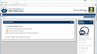 UNO Moodle Student Support - Why Don't I See My Courses?!? (The Course Overview Block)