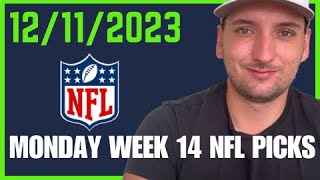 Monday NFL Week 14 Picks and Best Picks for December 11th, 2023!
