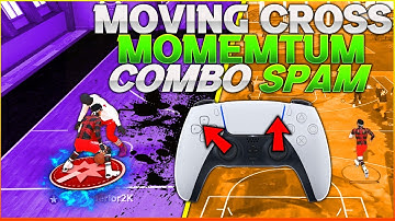 NBA 2K22 TAP CROSSOVER MOMEMTUM COMBO SPAM DRIBBLE TUTORIAL