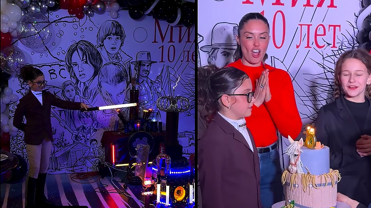 Агата Муцениеце организовала роскошную вечеринку в честь 10 летия дочери от Павла Прилучного!