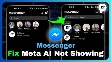 How to Fix Meta AI Not Showing on Messenger - Ask Meta AI or Search Option Not Showing