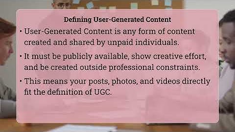 Are My Social Media Posts User-Generated Content?