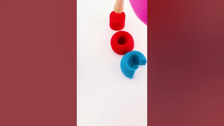 Satisfying Kinetic Sand Reverse ASMR ❤️💙 #shorts