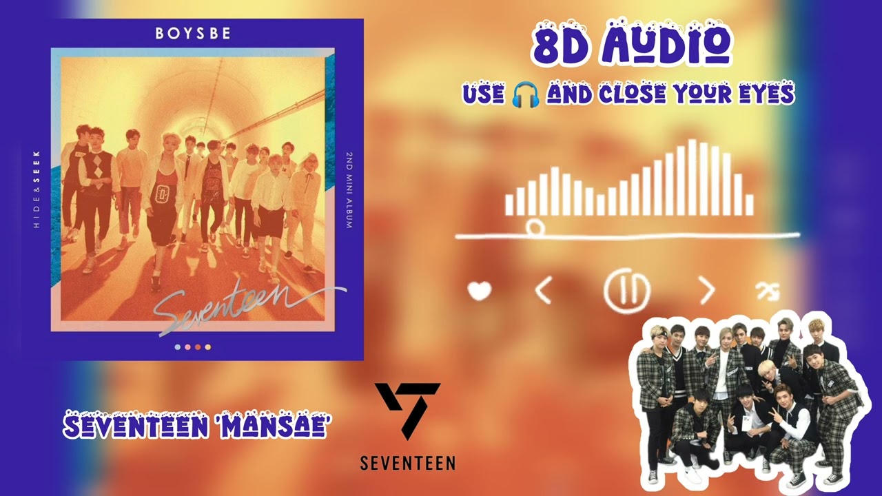 [FULL] Seventeen (세븐틴) 'Mansae' 8D Audio use 🎧 #seventeen #mansae #8daudio #kpop #youtube #music 