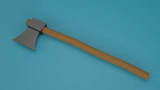 Creating Simple Axe 3D Modelling in Blender