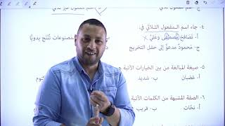 الصف العاشر – لغة عربية    - مراجعة الامتحان النهائي - بث تفاعلي 