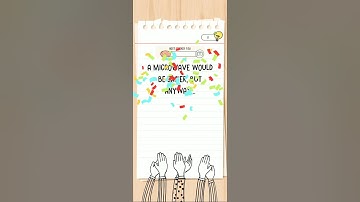 Brain test All-Star level 57 Find a way to warm up his soup walkthrough