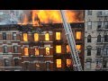 HD Video of Fire and Major building collapse 2nd Ave & 7th Street NYC - March 26, 2015