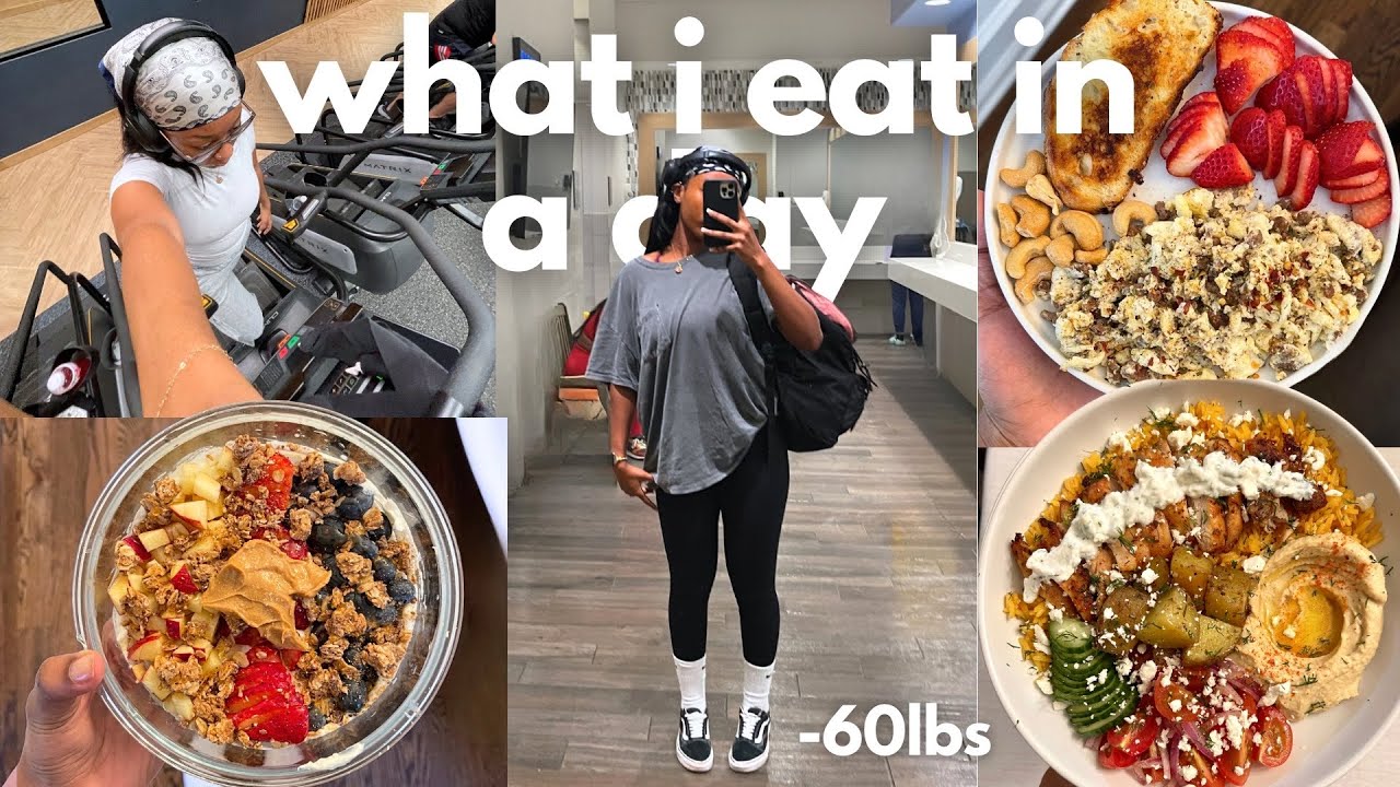 Что я ем за день (похудела на 60 фунтов) | Дефицит калорий, высокобелковые блюда, продукты, котор...