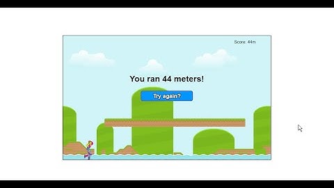 Endless Running Game using JavaScript