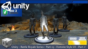 Unity-Battle Royale Series-Part 25-Fortnite Style UI-Part 1! (Tutorial + Free Assets!)