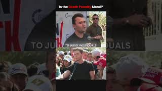 Charlie Kirk debates a college student on the death penalty