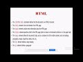 BASICS OF HTML