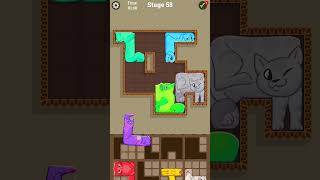 Can You Solve? || Cat Puzzle Game || Stage 58 #gaming #puzzle #cat #games #catgame #brainchallenge