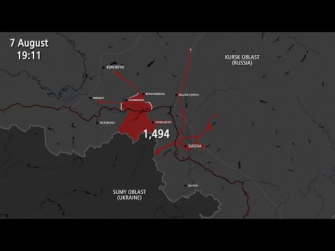 Ukraine Invasion of Russia / Kursk Attack - Every Hour