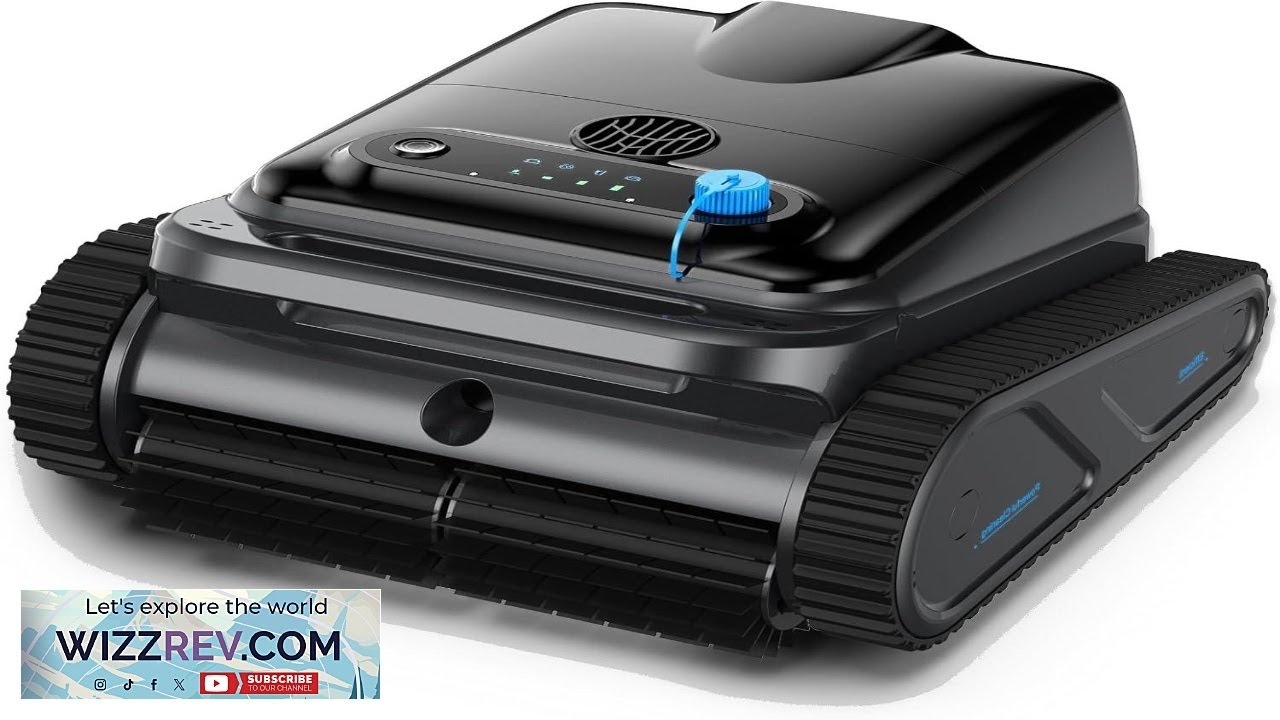 Y50S Robotic Pool Cleaner Upgraded Motor Powerful Wall Climbing with Scrubber Brushes Review