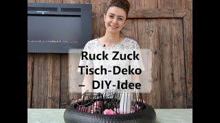 Ruck Zuck Tisch-Deko - DIY-Idee für einen Sommerabend