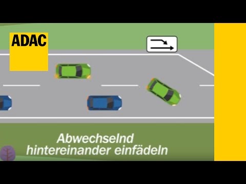 Reißverschlussverfahren | ADAC 2017