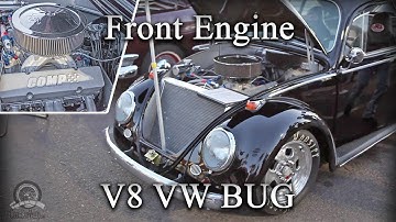 VW Bug Beetle with Small Block Chevy V8 in the front