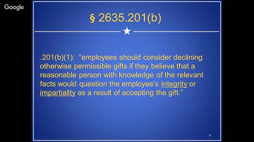 Amendments to 5 C.F.R. 2635 Subpart B