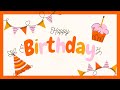 Happy Birthday Party TV Screen 🎂 | 30 Minute Animated Wallpaper | Jazz Happy Birthday Song