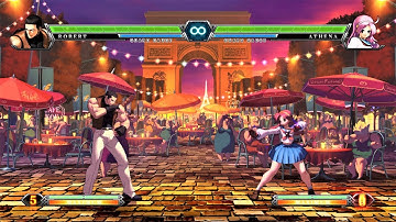 Robert Garcia vs Athena Asamiya (Hardest AI) - KOF XIII