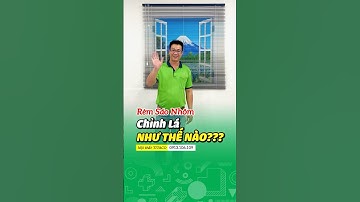 Rèm cửa chống nắng - Rèm sáo nhôm cửa sổ nhỏ #shorts #shortvideo