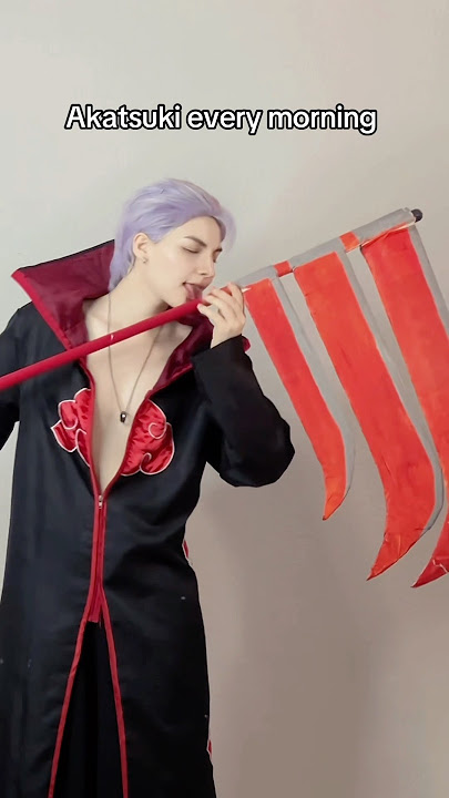 Akatsuki every morning (part 1?) #anime #naruto #cosplay #akatsuki #deidara #sasori #hidan