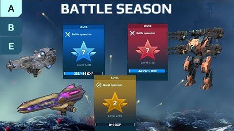 NEW Operations Pass + My Overview - War Robots DSC Bootcamp 7.1