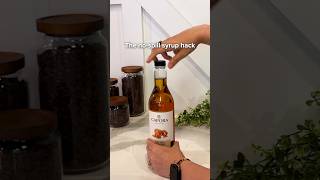 How to prevent syrup spills