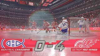 NHL 24 Gameplay Game 81 - Canadiens vs Red Wings (Superstar) [4K 60fps]