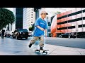 6 year old skater from japan in la