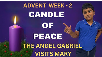 Advent Week 2-The Candle of Peace | Bible Stories|#gracecastlekids