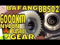 6000km Nylon (plastic) gear tested on cargo bike with Bafang BBS02 8fun electric bike motor